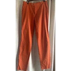 J.McLaughlin Taylor Men's Garment Dyed  Pants  in Orange Size 33